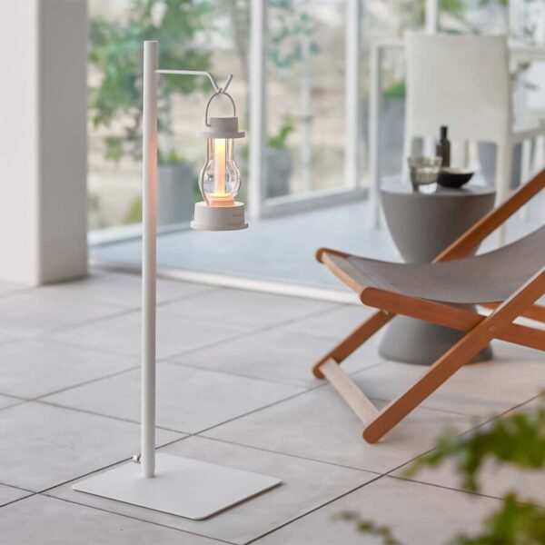 Laternen-Ständer ausziehbar 80-152cm "Tower" weiß Yamazaki 4514