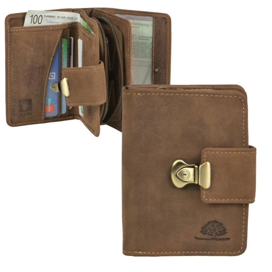 leder portemonnaie damen vintage greenburry 1704 25