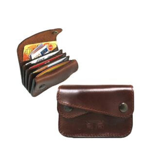 Gürtelbörse Leder 10x7cm braun Mika 28058702