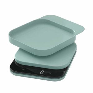 Rosti Küchenwaage MENSURA nordic green mit LED Anzeige bis 10kg