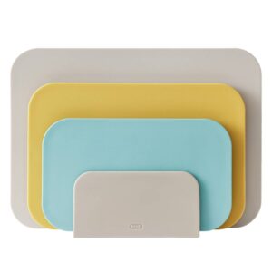 Schneidbretter Set "Choptima" beach beige gelb türkis Rosti