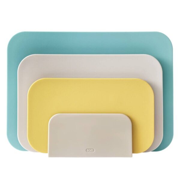 Schneidbretter Set "Choptima" ocean türkis beige gelb Rosti