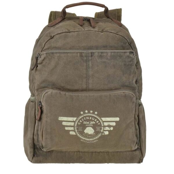 Rucksack Canvas 29x43cm "Aviator" khkai Greenburry 5908-30