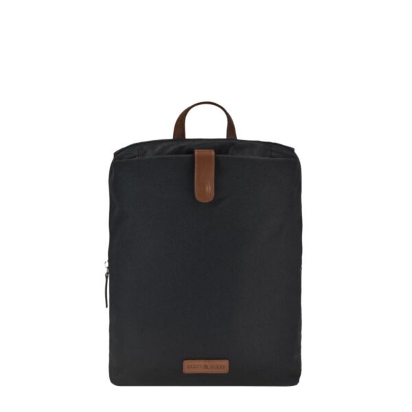 Rucksack Nylon 26x30cm "Eva" schwarz