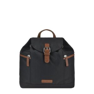 Rucksack Nylon 32x28cm "Heidi" schwarz