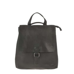 Rucksacktasche Leder 29x31cm "Jesse" schwarz Bear Design