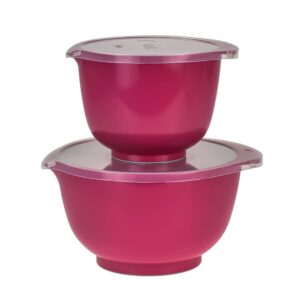 Rührschüssel Set 2tlg. "Margrethe" New dunkel pink (beetroot)