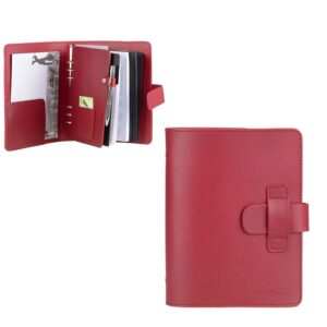 Terminplaner A5 Leder 20x24cm "Classic" rot Ruitertassen 2805T-S-15