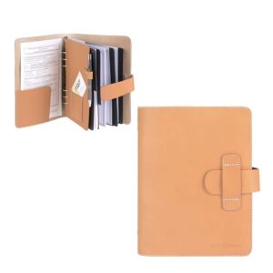 Terminplaner A5 Leder 20x24cm "Classic" natur Ruitertassen 2805T-S-10