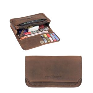 Gürteltasche Leder 18x10cm "Classic Premium" rangerbraun 2622-73 Ruitertassen