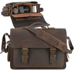 Kameratasche Leder 38x28cm "Classic Camerabags" Ruitertassen 3103-73