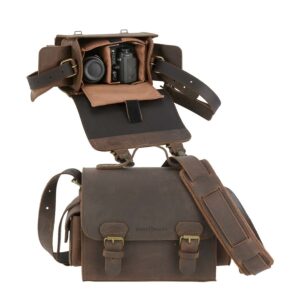 Kameratasche Leder 22x19cm "Classic Camerabags" Ruitertassen 3104-73