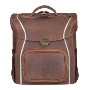 Schulranzen Leder 33x35x17cm "Classic Kids" ranger braun 0011-73 Ruitertassen