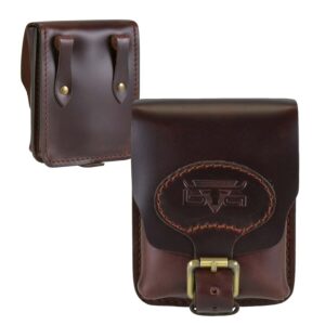 Gürteltasche Leder 10x15cm cognacbraun Mika 28059802