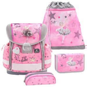 Belmil Schulranzen Set Mädchen Ballerina Ballet Light Pink "Classy", ab 1.Klasse Grundschule