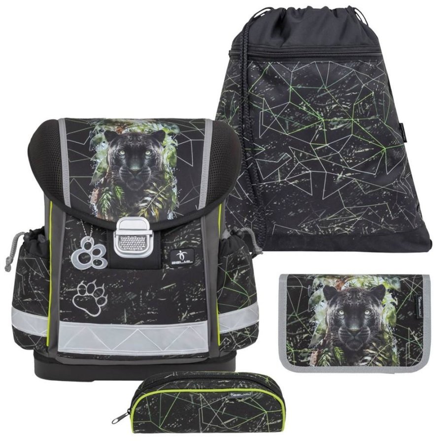 schulranzen set classy 4tlg black panther fuer jungen belmil