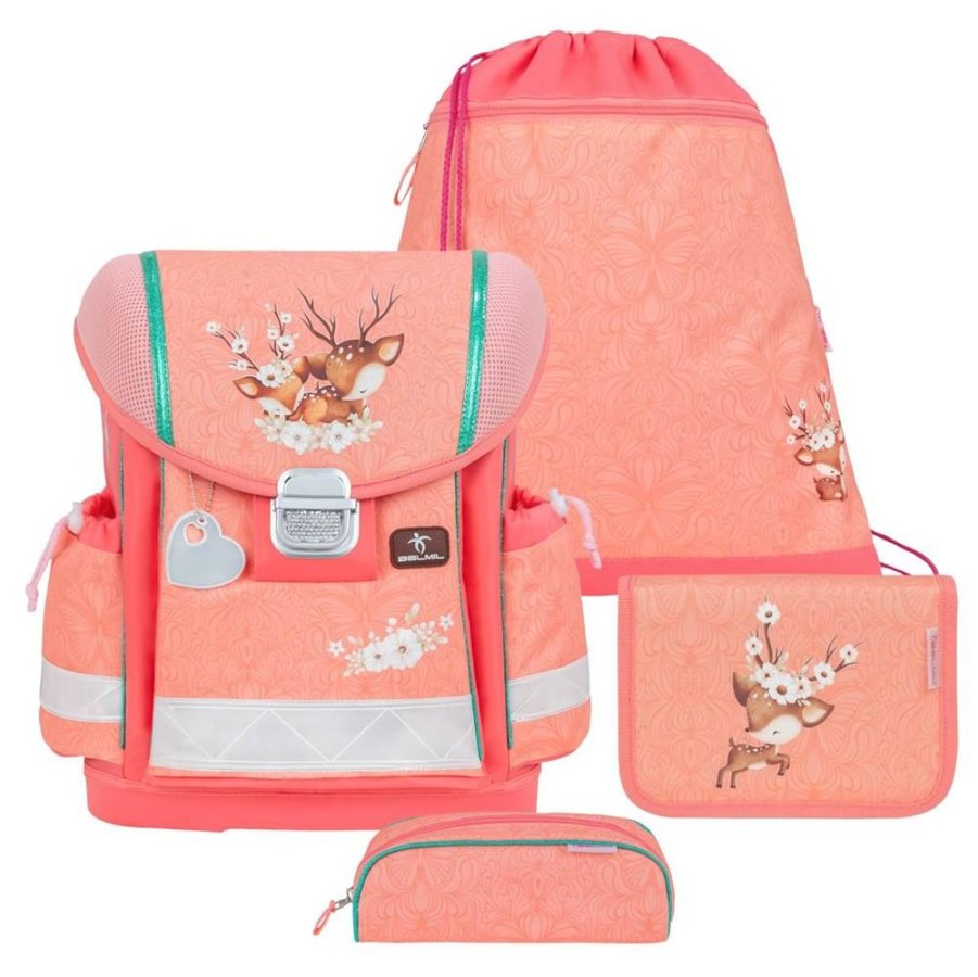 schulranzen set classy 4tlg cute doe motiv rehkitz