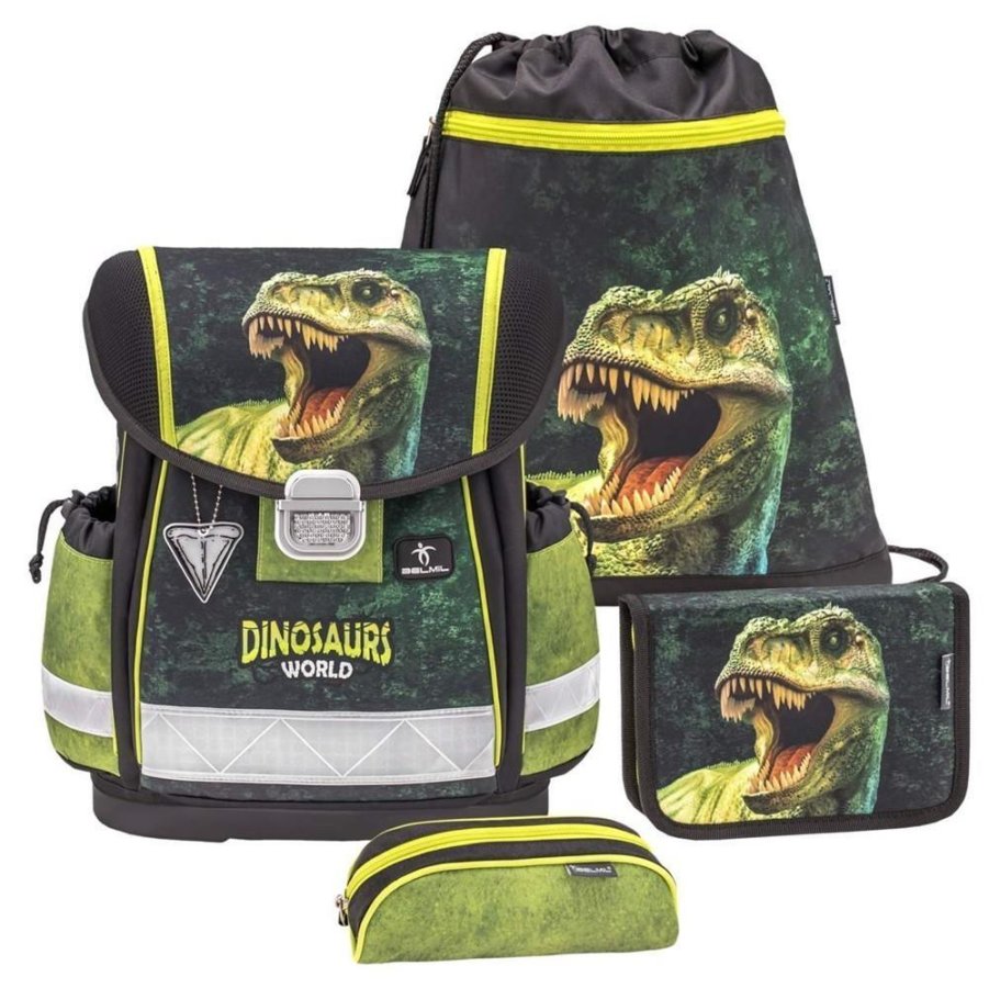schulranzen set classy 4tlg dinosaur world 2 motiv dinosaurier