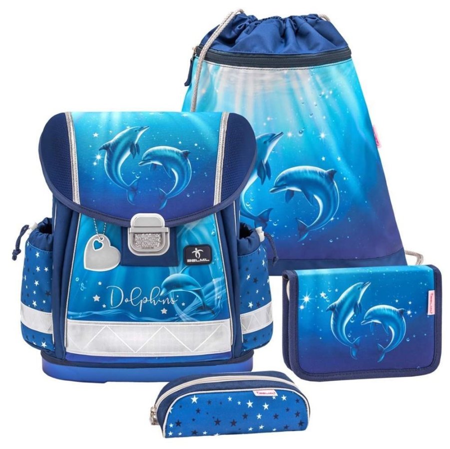 schulranzen set classy 4tlg dolphins motiv delfin