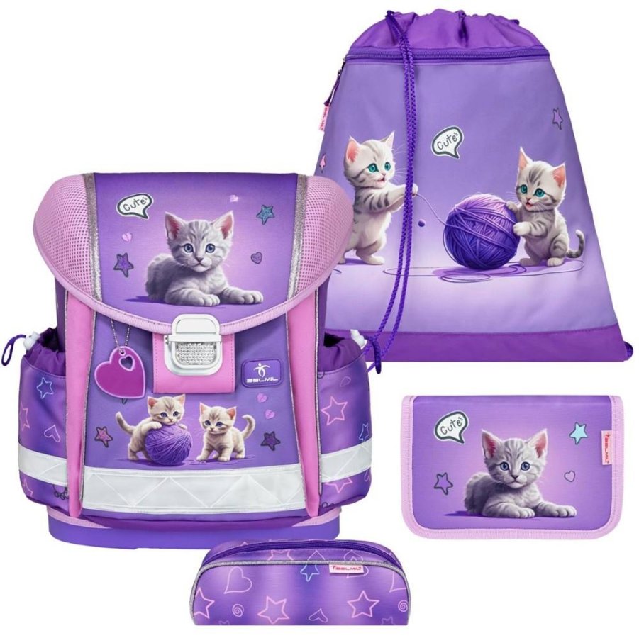 schulranzen set classy 4tlg little kittens motiv kaetzchen