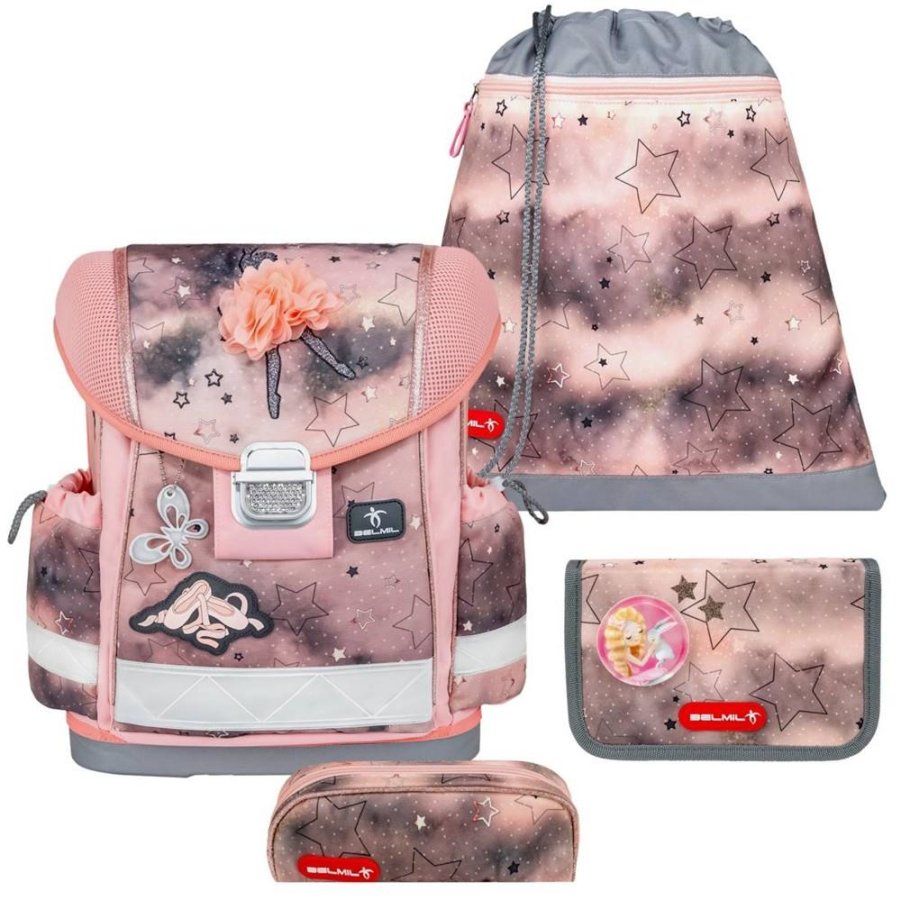 schulranzen set classy 4tlg rose ballet motiv ballerina