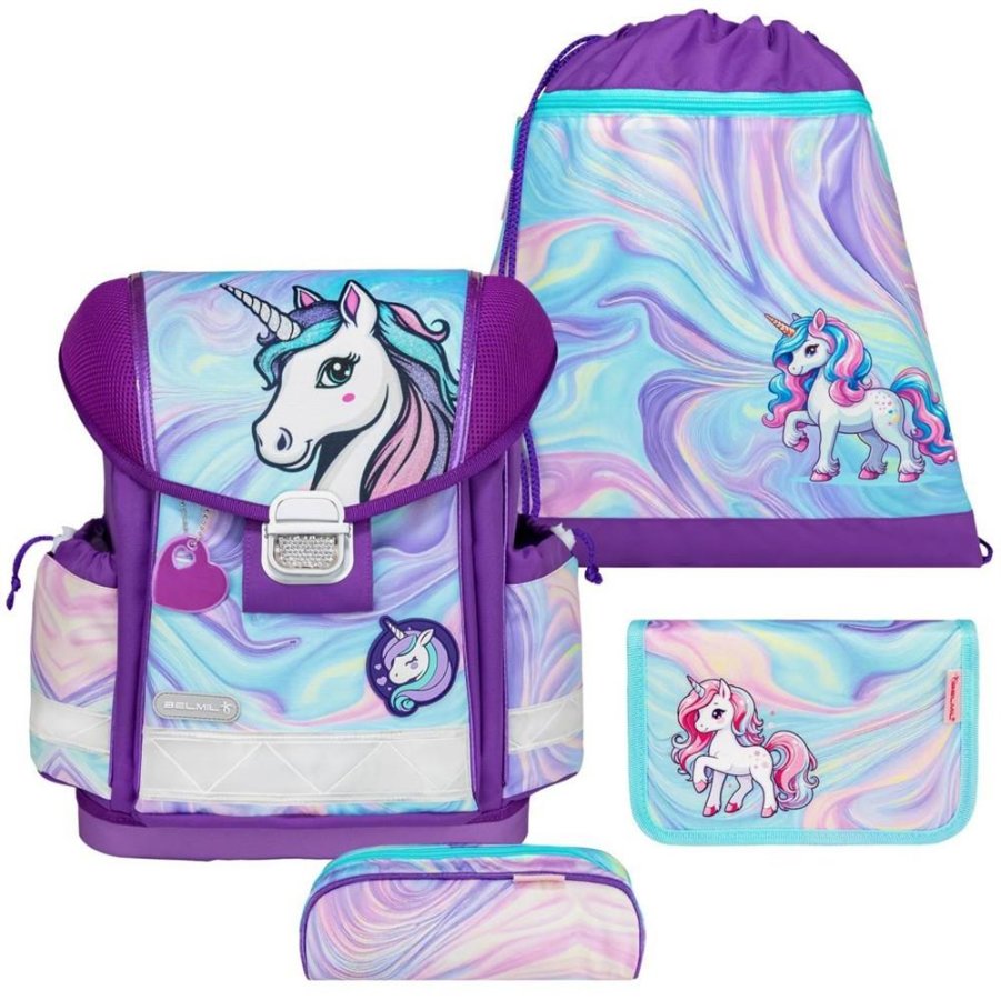schulranzen set classy 4tlg unicorn dream motiv einhorn