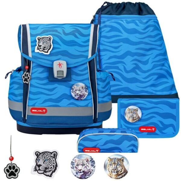Schulranzen-Set CLASSY-PLUS mit PATCH 5tlg Animal Kingdom
