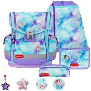 Schulranzen-Set CLASSY-PLUS mit PATCH 5tlg Mermaids