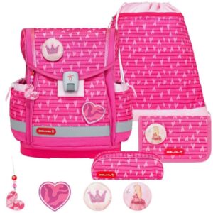 Schulranzen-Set CLASSY-PLUS mit PATCH 5tlg Princess