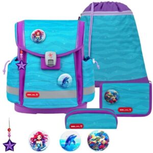 Schulranzen-Set CLASSY-PLUS mit PATCH 5tlg Under the Sea