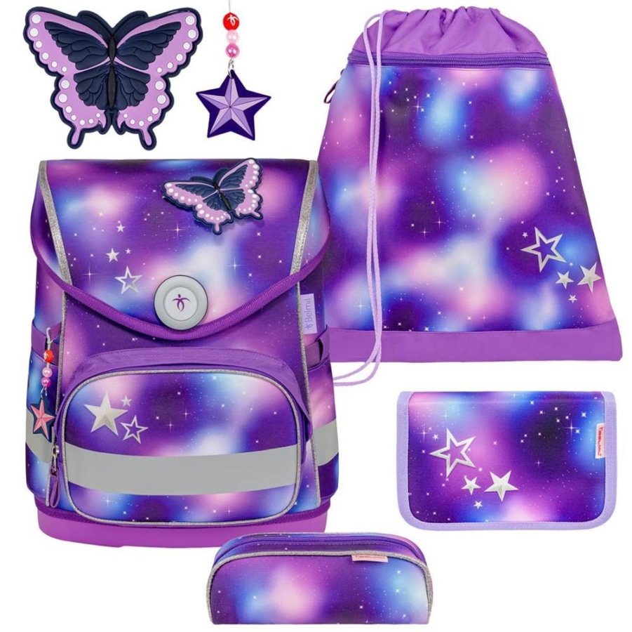 schulranzen set compact mit patch 5tlg shining fairy