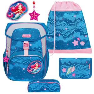 Schulranzen-Set MAXI mit Patch 5tlg Meerjungfrau "Mermaid"