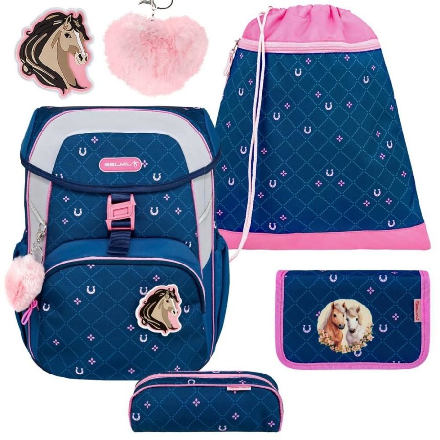 schulranzen set maxi mit patch 5tlg pferde meet your horses