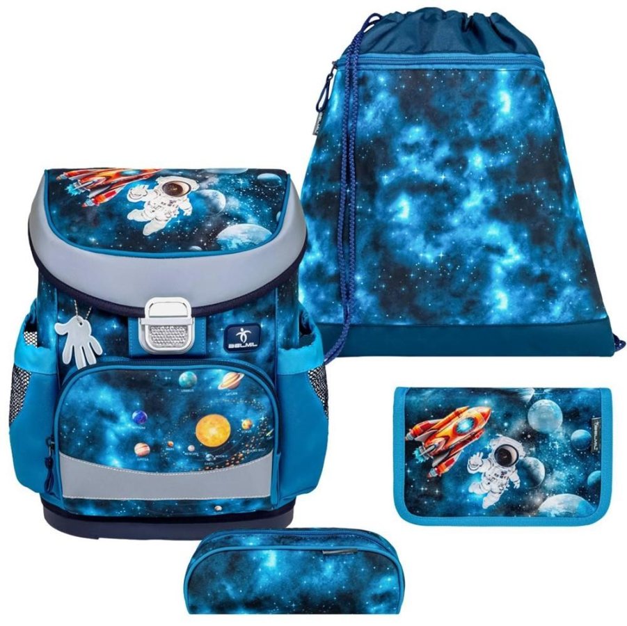 schulranzen set mini fit 4tlg fuer kleinere kinder infinity space motiv weltraum