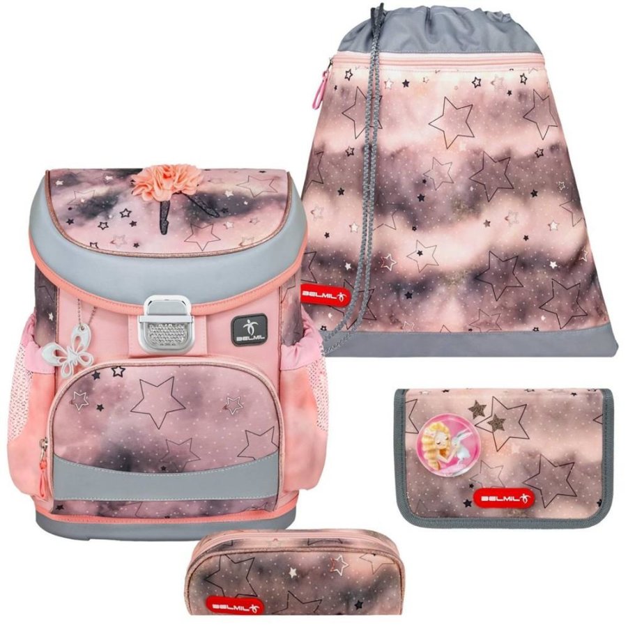 schulranzen set mini fit 4tlg fuer kleinere kinder rose ballet motiv ballerina