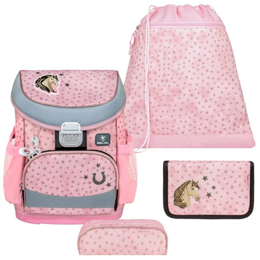 schulranzen set mini fit 4tlg fuer kleinere kinder star horses motiv pferde