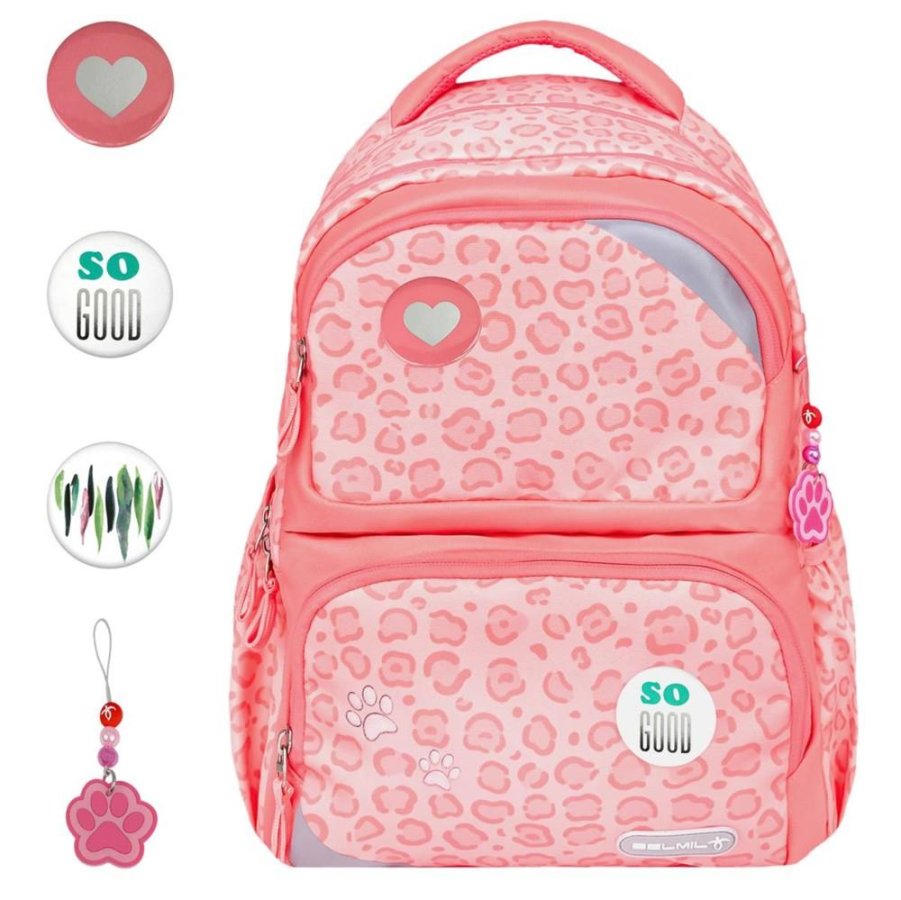 schulrucksack maxi pack mit patches caty ab 3 klasse