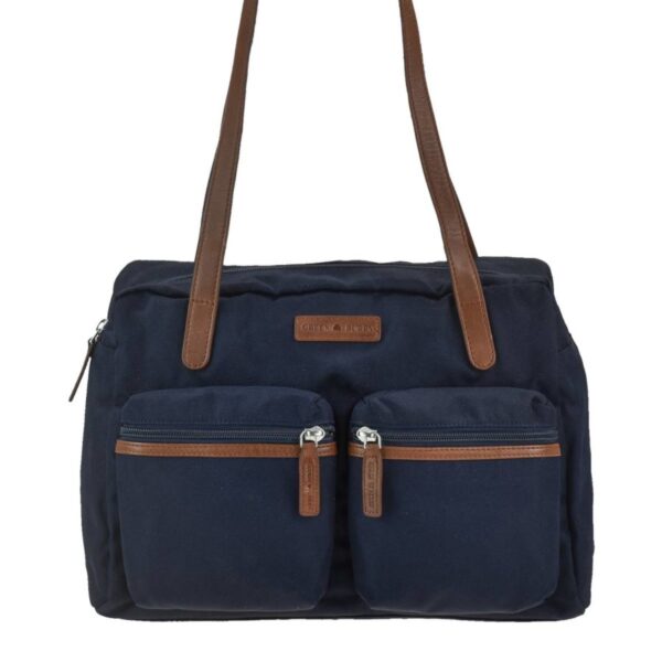 Shopper Nylon 35x24cm "Emily" dunkelblau