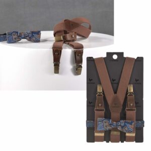 Hosenträger Kinder Set mit Fliege Jungen "KIDS" Paisley Charm