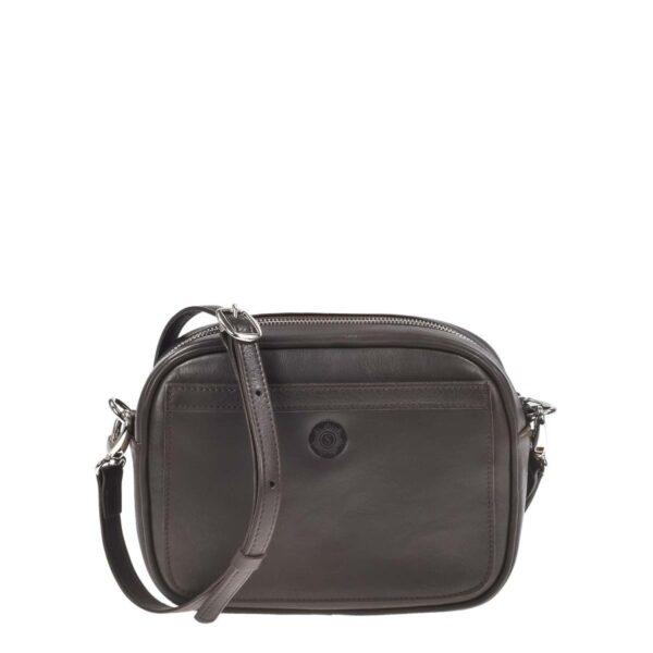 Umhängetasche Leder 22x16cm "Sintra" mocca Sonnenleder 101-545-77