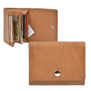 Geldbörse Leder 11x9cm "Seeve" natur Sonnenleder 822-360-01