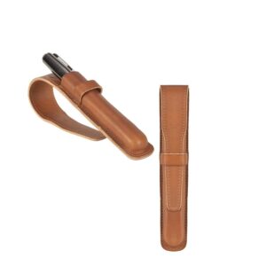 Schreibgeräteetui Leder 15x2cm "Handke" für 1 Stift naturbraun Sonnenleder