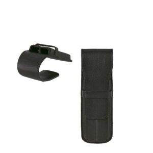 Schreibgeräteetui Leder 15x5cm "Karasek" für 2 Stifte schwarz Sonnenleder