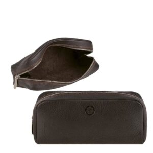SONNENLEDER Innentasche/Kosmetiktasche "FASCHINA" mocca