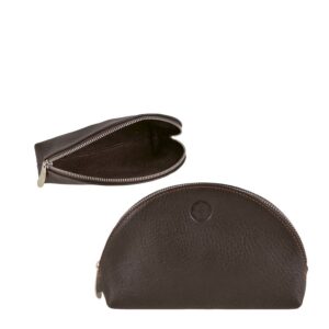 SONNENLEDER Innentasche/Kosmetiktasche "JULIER" mocca
