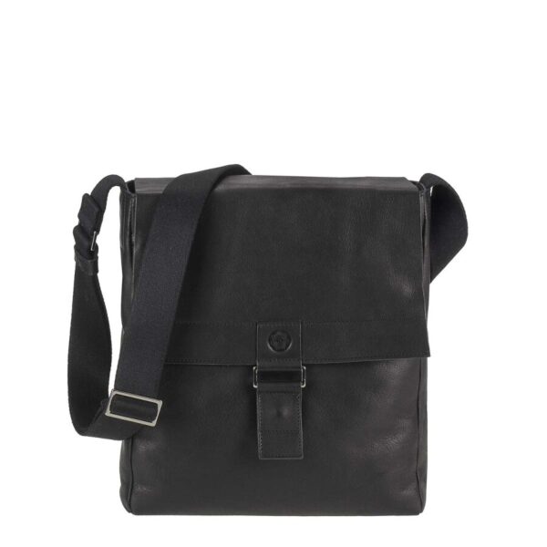 Umhängetasche Leder 30x31cm "Granada G" schwarz Sonnenleder 101-661-02a