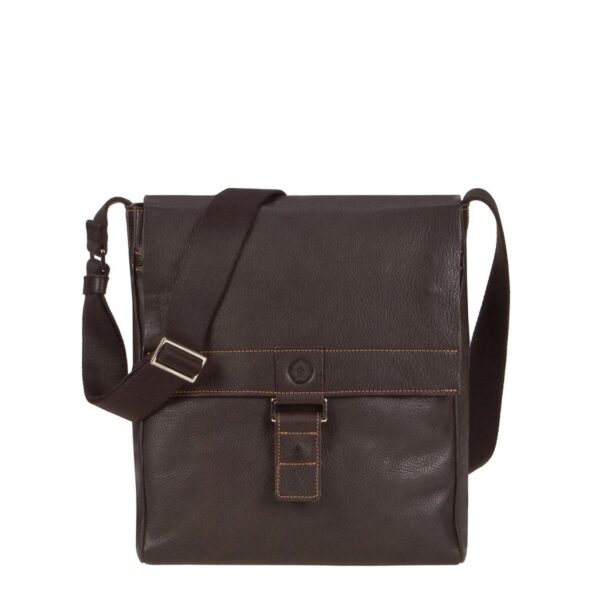 Umhängetasche Leder 30x31cm "Granada G" mocca Sonnenleder 101-661-77a