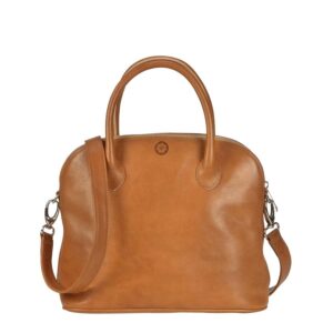 Shopper Leder 33x27cm "Roma T" naturbraun Sonnenleder 101-364-01a