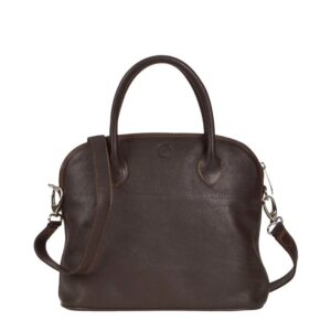 Shopper Leder 33x27cm "Roma T" mocca Sonnenleder 101-364-77a