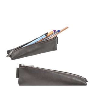 Schlampermäppchen Leder 19cm "Stevenson" mocca Sonnenleder